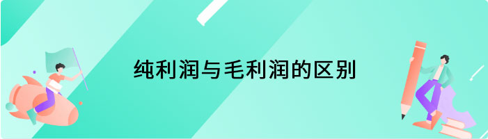 纯利润与毛利润的区别